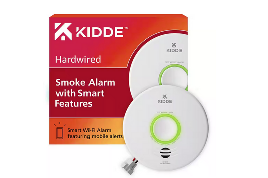 Kidde Smart Smoke Hardwired and Voice Alerts Detector - 91009271418