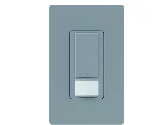 Maestro Vacancy Sensor switch, 5-Amp, Single-Pole or Multi-Location, Gray