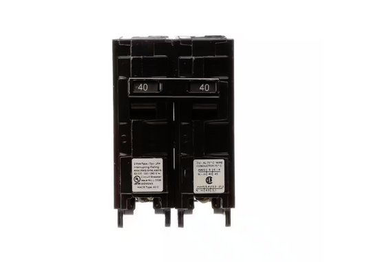 40 Amp 2-Pole QPH 22 kA Circuit Breaker