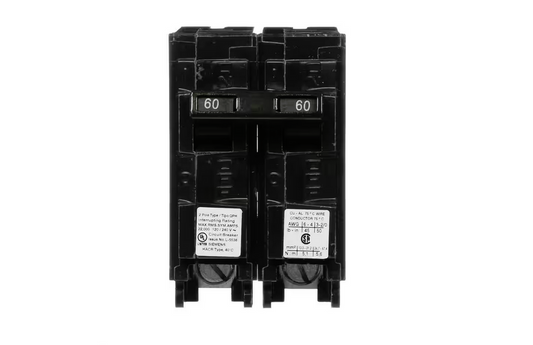 60 Amp 2-Pole QPH 22 kA Circuit Breaker