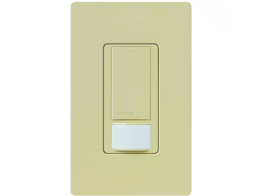 Maestro Vacancy Sensor switch, 5-Amp, Single-Pole or Multi-Location, Ivory