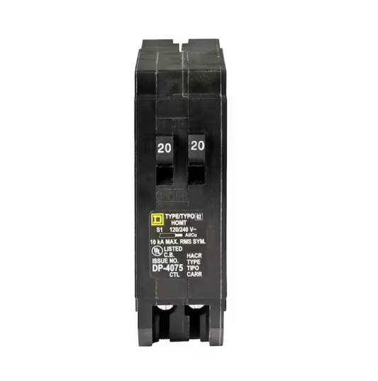 Homeline 2-20 Amp Single-Pole Tandem Circuit Breaker - 9576751