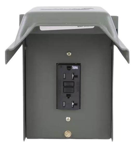 20 Amp Backyard Outlet with GFI Receptacle - 9424672