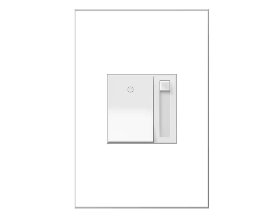 adorne Paddle 450-Watt Single-Pole/3-Way LED/CFL/Incandescent Dimmer with Microban, White - 9692897