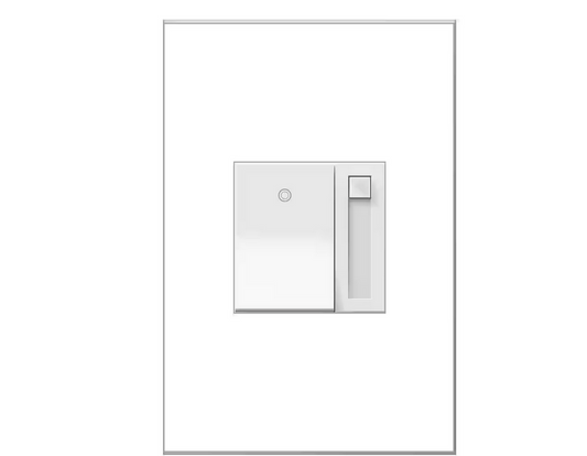 adorne Paddle 450-Watt Single-Pole/3-Way LED/CFL/Incandescent Dimmer with Microban, White - 9692897