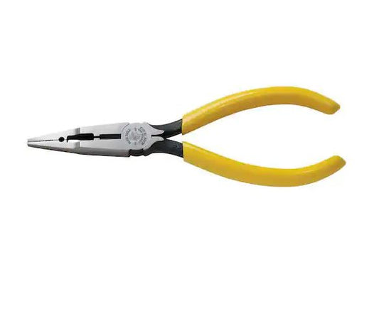 6 in. Long Nose Connector Crimping Pliers with Skinning Hole - 9575648