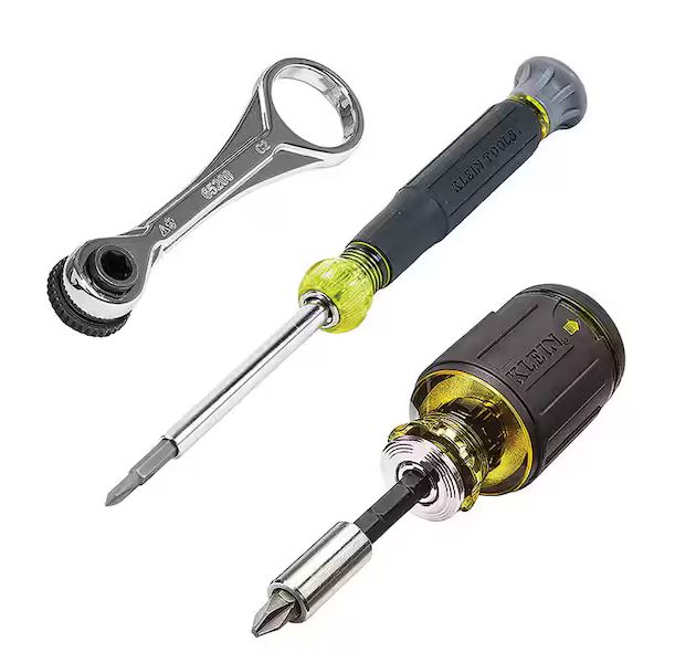 Multi-Bit Screwdriver and Mini Ratchet Tool Set (3-Piece) - 91010891055