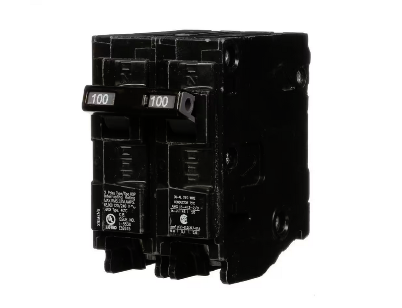 100 Amp Double-Pole Type HQP 65kA Circuit Breaker