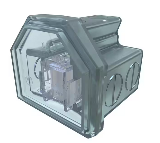 Cleartap Insulated Aluminum Multi-Tap Connector, Dual Rated, Conductor Range 4/0-6, 2 Ports - 91006426758