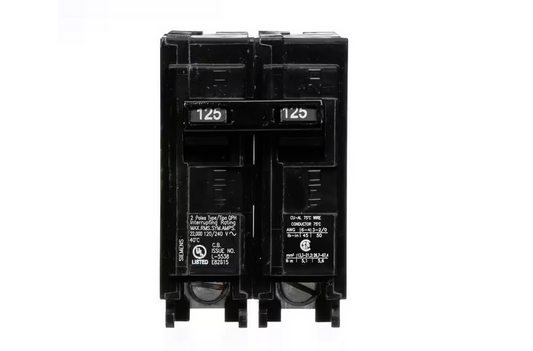 125 Amp 2-Pole QPH 22 kA Circuit Breaker