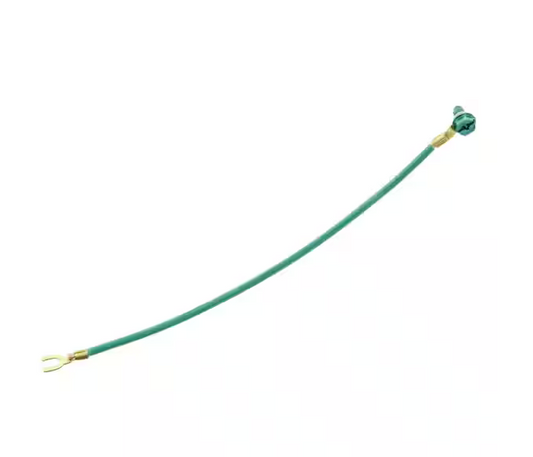12 AWG Stranded Grounding Pigtail with #10 Fork/Ring/Ground Screw, (50-Pack) - 91007600137