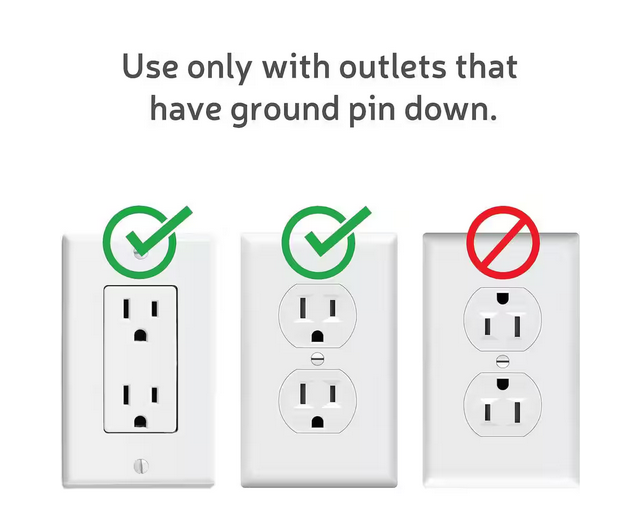 3 ft. Ultra Thin Flat Plug Extension Cord with 3-Outlets, 2 USB Universal Size Flat Plug Power Strip, Child and Pet Safe - 91011117855