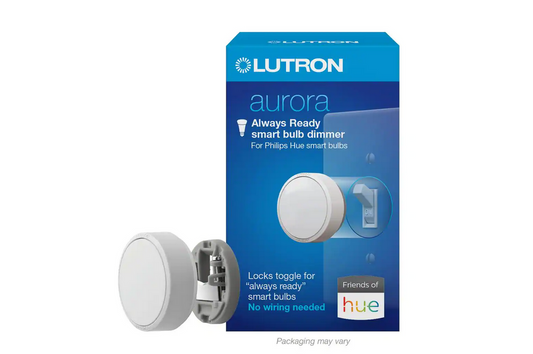 Aurora Smart Bulb Dimmer Switch for Philips Hue Smart Bulbs, White (Z3-1BRL-WH-L0) - 91004291898