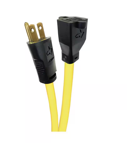 25 ft. 12/3 Extension Cord, Yellow - 91004823551