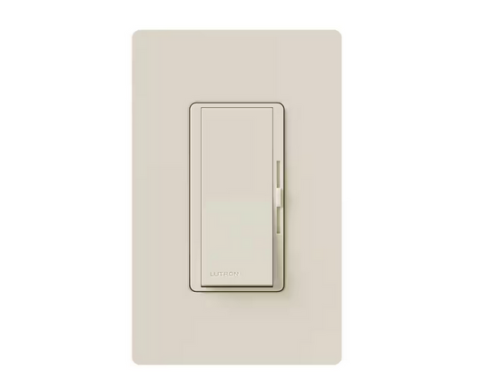 Diva 3-Speed Fan Control with Wallplate, Single-Pole/3-Way, 1.5 Amp, Light Almond (DVWFSQ-FH-LA)