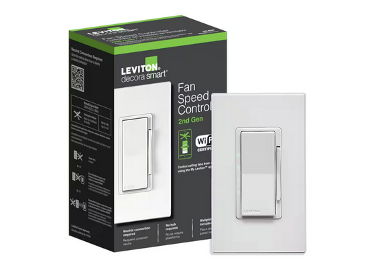 Decora Smart 2nd Gen Wi-Fi Fan Controller, White - 91008471042