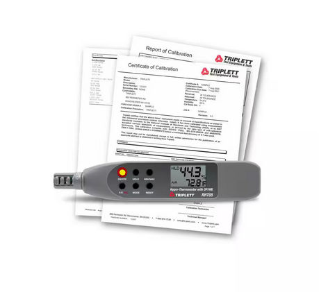 Hygro-Thermometer Pen with Dew Point and Wetbulb and Cert. of Traceability to NIST - 91007202250
