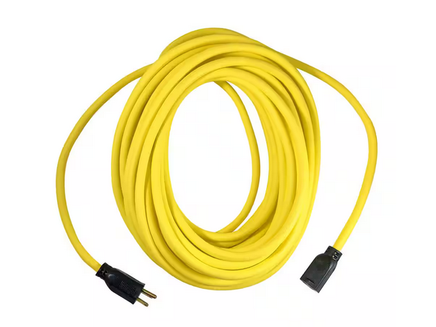 50 ft. 12/3 Extension Cord, Yellow - 91004823554