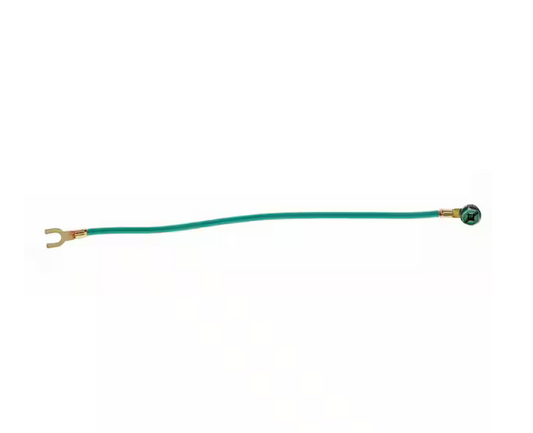12 AWG Stranded Grounding Pigtail with #10 Fork/Ring/Ground Screw, (1000-Pack) - 91007590510