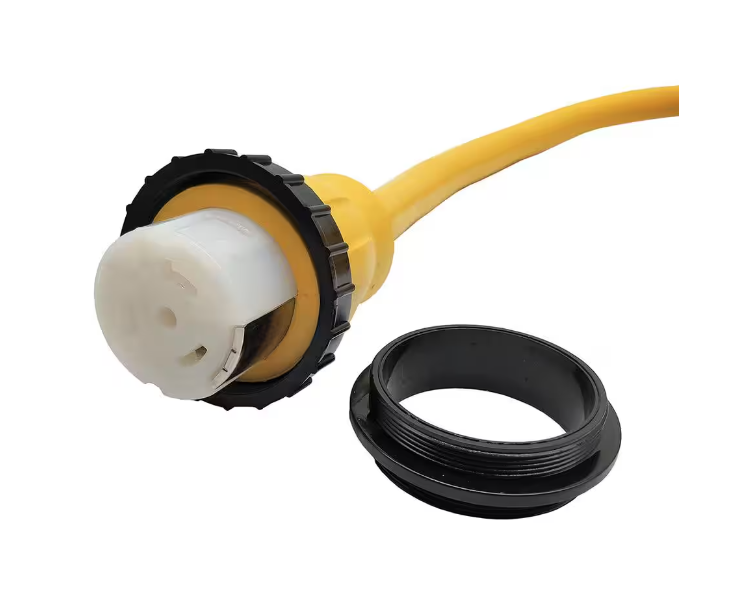 15 ft. 6/4 Marine Shore Power 50 Amp 250-Volt Extension Cord NEMA SS2-50P to SS2-50R - 91006238313