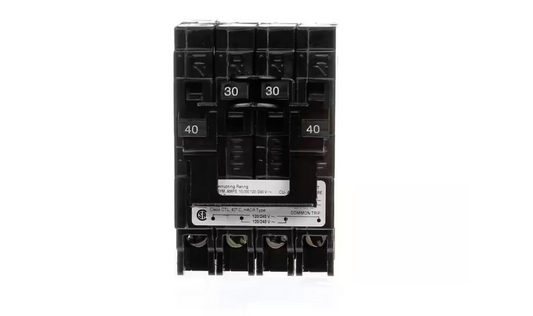 40 Amp Double-Pole/30 Amp Double-Pole Circuit Breaker - 91005204566