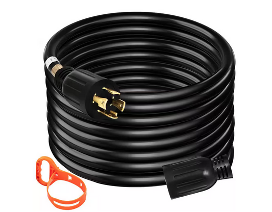 10 ft. 10/4 in. 30 Amp Generator Extension Cord 125-Volt with Twist Lock Connectors UL Listed - 91011728638