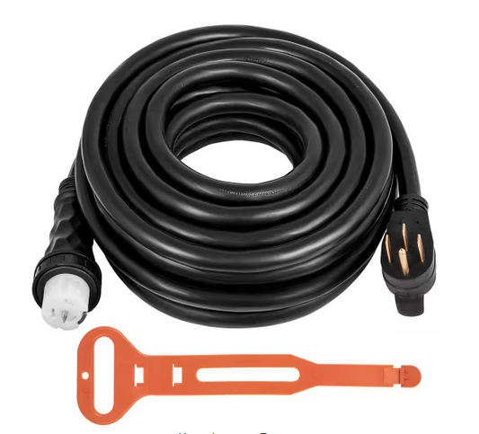 30 ft. Generator Extension Cord 50 Amp 250-Volt Generator Extension Cord with Twist Lock Connectors - 91007827584