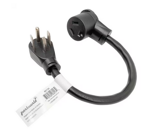 1.5 ft. 10/3 3-Wire Dryer 4-Prong 14-30P Plug to 3-Prong Dryer 10-30R female dryer adapter cord - 91006187322