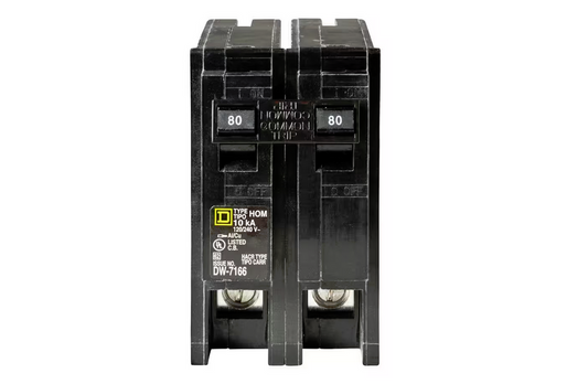 Homeline 80 Amp 2-Pole Circuit Breaker - 9238585