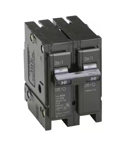 BR 50 Amp 120/240 Volts 2-Pole Circuit Breaker - 9532941