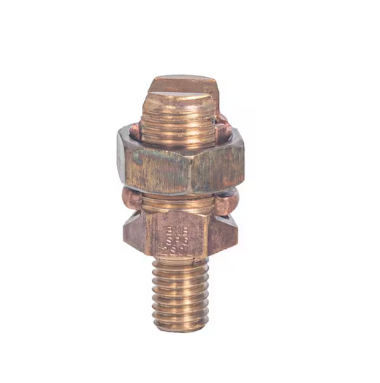 Permaground Bronze Service Post Connector, Male, Conductor Range 1-8 Sol - 91006426900