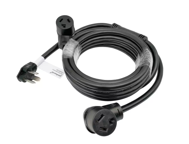 20 ft. 10/3 3-Wire Dryer 30 Amp 125-Volt/250-Volt 3-Prong NEMA 10-30P Plug to (2) 10-30R Receptacle Y Splitter Cord - 91006554918