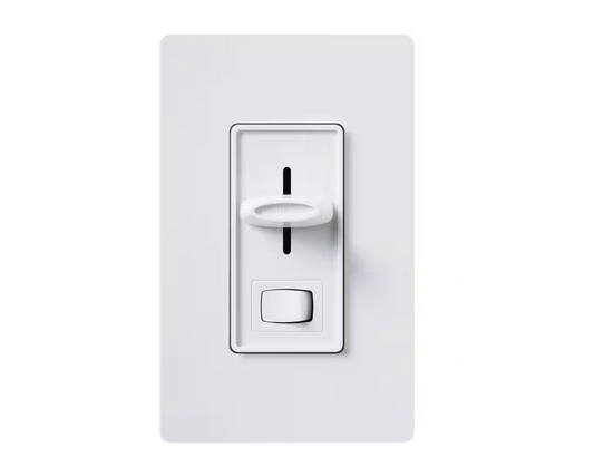 Skylark Dimmer Switch for Electronic Low-Voltage, 300-Watt Incandescent/Single-Pole, White (SELV-300P-WH)