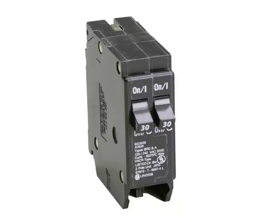 BD 2-30 Amp Single Pole Tandem CTL Circuit Breaker - 9301521