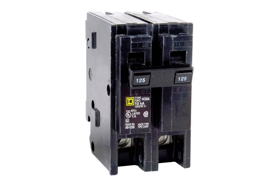 Homeline 125 Amp 2-Pole Circuit Breaker - 9576700