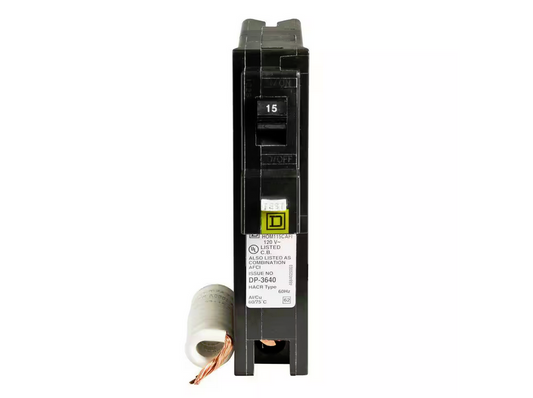 Homeline 15 Amp Single-Pole Combination Arc Fault Circuit Breaker(HOM115CAFIC) - 9251430