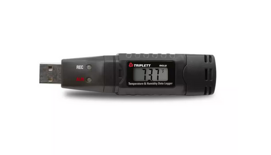 Temperature and Humidity Datalogger with LCD, USB - 91008027592