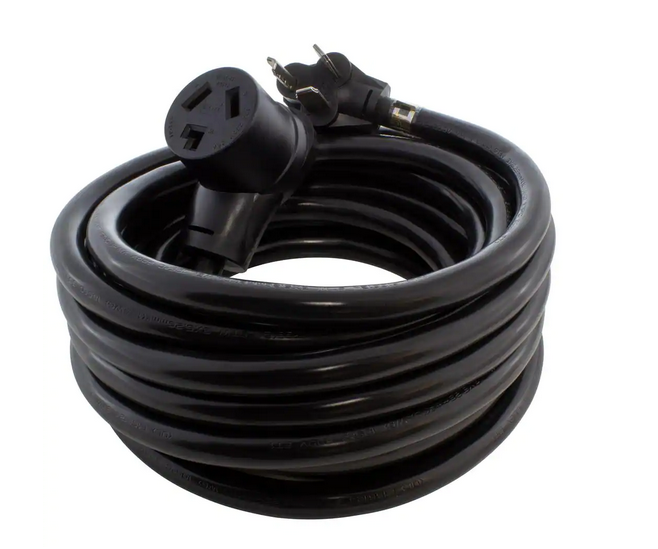 10 ft. STW 10/3 NEMA 10-30 3-Prong 30 Amp Heavy Duty Thick Dryer Extension Cord - 91002362132