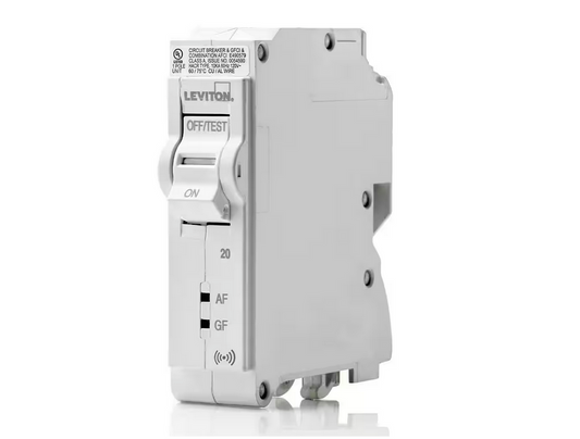 Smart Branch Circuit Breaker, AFCI/GFCI 1-Pole 20 Amp 120-Volt 10kA Interrupt Rating - 91005129746