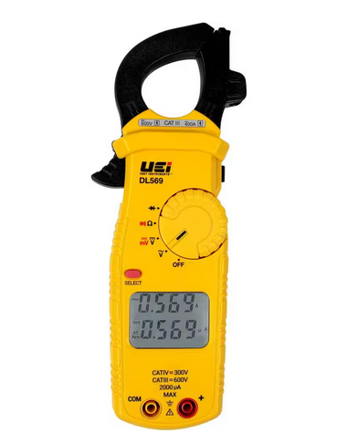 400 Amp Dual Display Clamp Meter with Test Lead Storage - 91008317134