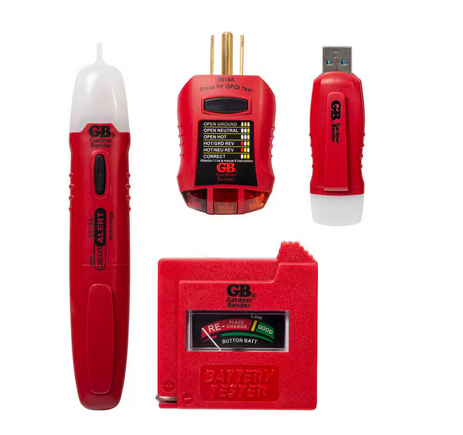 Household Electrical Tester Kit (4-Piece) - 91004629412