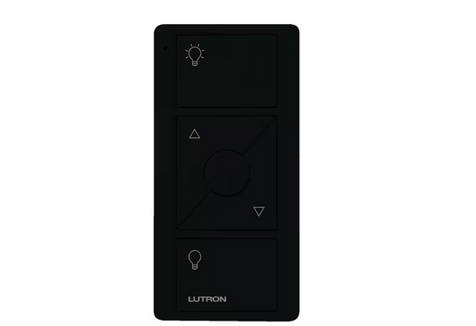 Pico Smart Remote (3-Button, Dimming) for Caseta Smart Dimmer Switch, Black (PJ2-3BRL-GBL-L01) - 91001301153