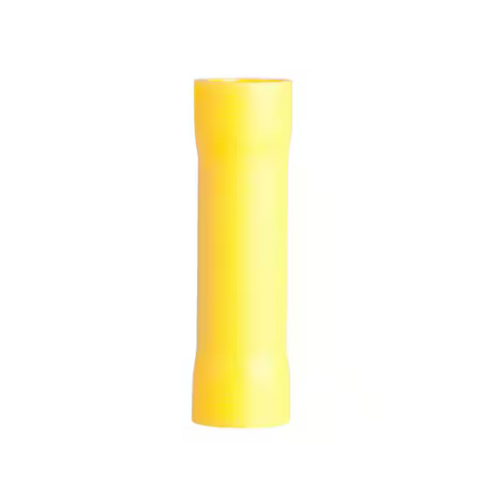 12-10 AWG Butt Splice, Yellow 50/Pkg (Case of 4)