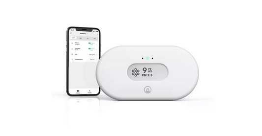 View Air Quality Battery-Operated Indoor Air Quality Monitor with Wi-Fi, for PM2.5, Humidity and Temperature - 91008574920