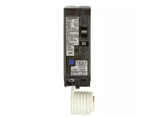 20 Amp 1 in. Single-Pole Combination AFCI Circuit Breaker - 9256336