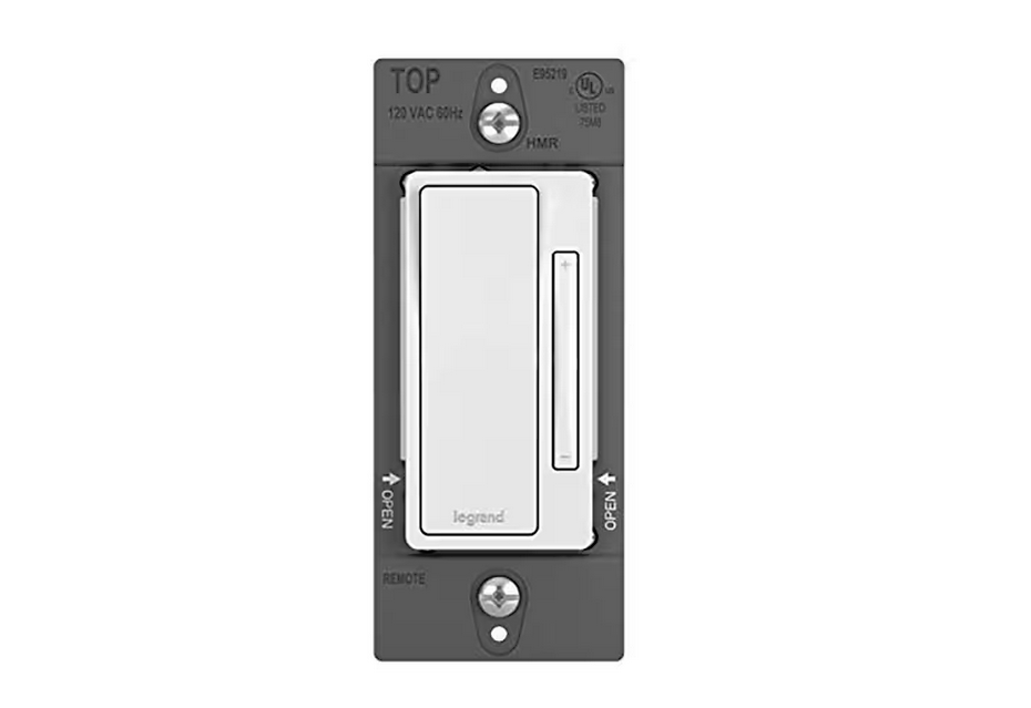 radiant 450-Watt Rocker Multi-Location LED/CFL/Incandescent Remote Dimmer Switch, White - 91007572031