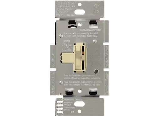 Toggler Dimmer Switch for Magnetic Low-Voltage, 600-Watt/3-Way, Ivory (AYLV-603P-IV)