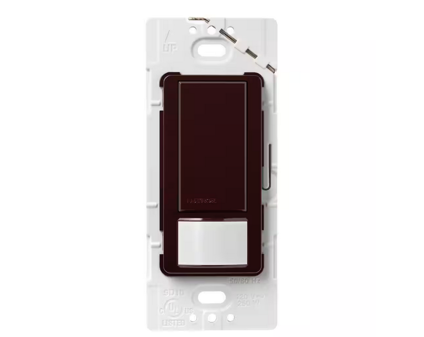 Maestro Motion Sensor Switch, No Neutral Required, 5-Amp, Single-Pole/Multi-Location, Brown (MS-OPS5M-BR)