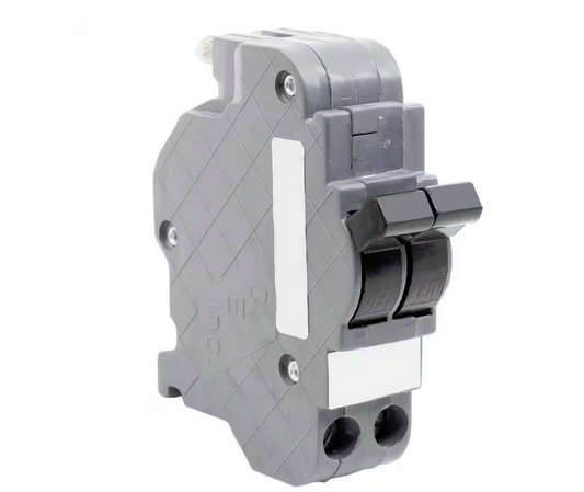 New UBIF Thin 20 Amp 1 in. 2-Pole Federal Pacific Stab-Loc Type NC Replacement Circuit Breaker - 9202800