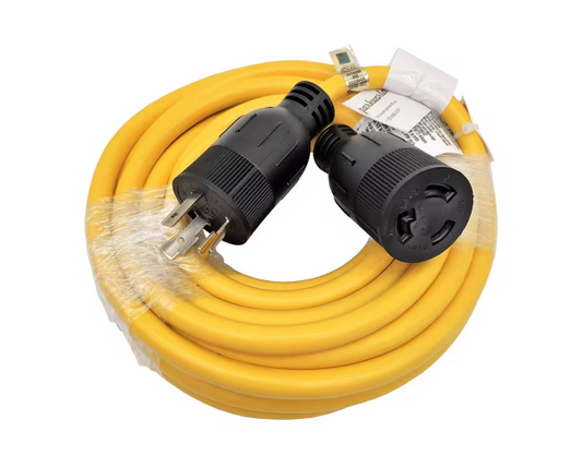 25 ft. SJTW 12/3 20 Amp 250-Volt Twist Lock NEMA L6-20 Extension Cord - 91006310280